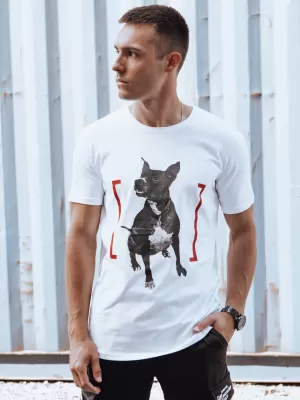 Pánské triko DSTREET RX5608 BÍLÁ