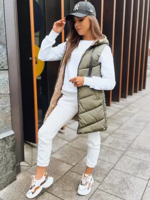 Dámská vesta DSTREET ONADE TY3724 ZELENÁ