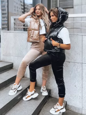 Dámská vesta DSTREET ASHE TY3778 BÉŽOVÁ
