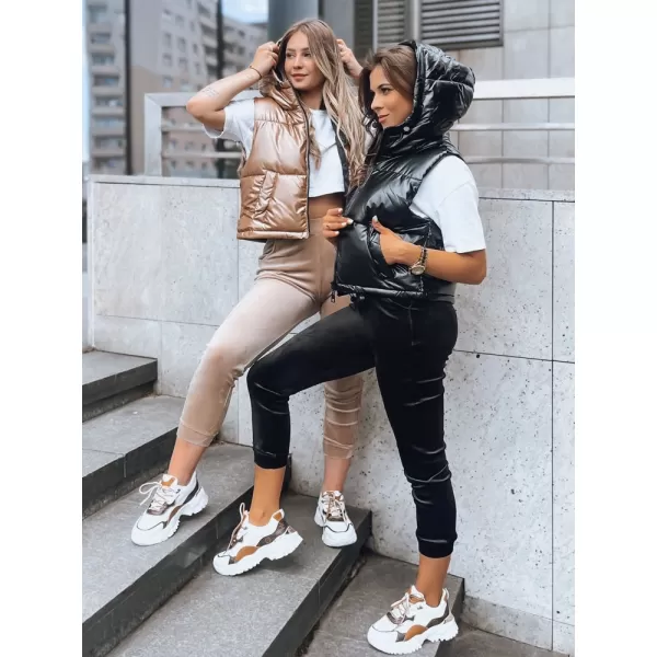  Dámská vesta DSTREET ASHE TY3778 BÉŽOVÁ 
