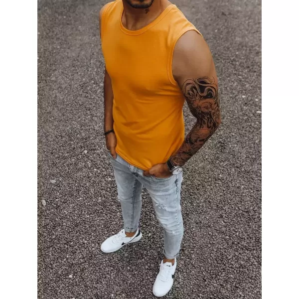  Pánské tílko DSTREET RX4915 ORANŽOVÁ 
