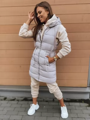 Dámská vesta DSTREET KERIS TY2909 BÉŽOVÁ