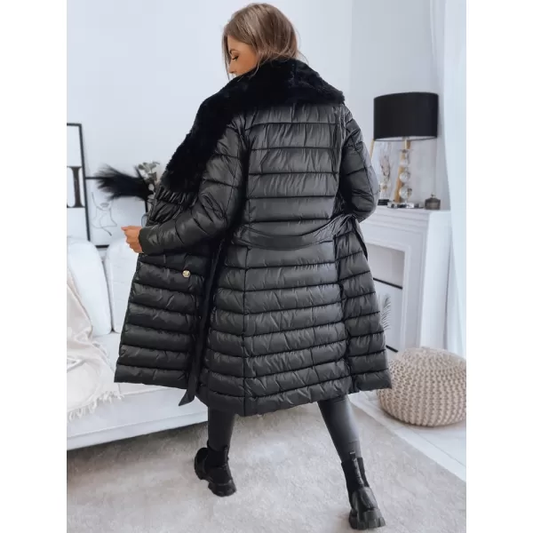  Dámský kabát DSTREET MADAME TY3154 ČERNÁ 