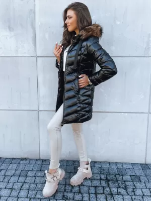 Dámský kabát DSTREET CRYSTAL TY3821 ČERNÁ