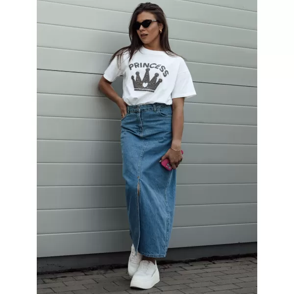  Dámská sukně DSTREET VIRTON CY0465 MODRÁ 