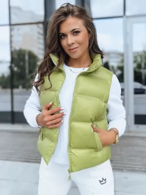 Dámská vesta DSTREET WILLOW TY3797 SVĚTLE ZELENÁ