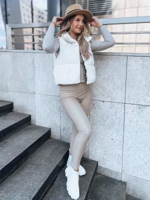 Dámská vesta DSTREET BEEWARM TY3801 BÍLÁ