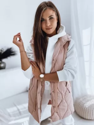 Dámská vesta DSTREET WELIA TY3296 RŮŽOVÁ