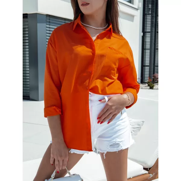  Dámská košile DSTREET TRENDSET DY0436 POMERANČOVÁ 
