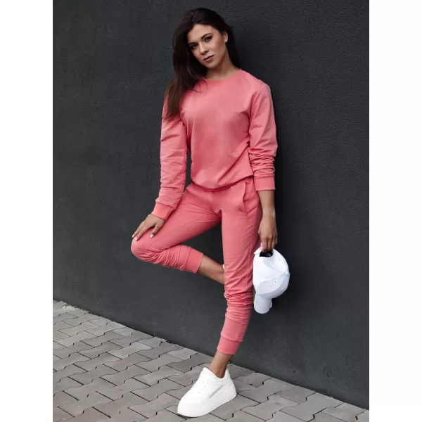  Dámská mikina DSTREET GLAMFLAIR BY1313 ČERVENÁ 