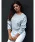Dámská mikina DSTREET CASUALVIBE SVĚTLE ŠEDÁ