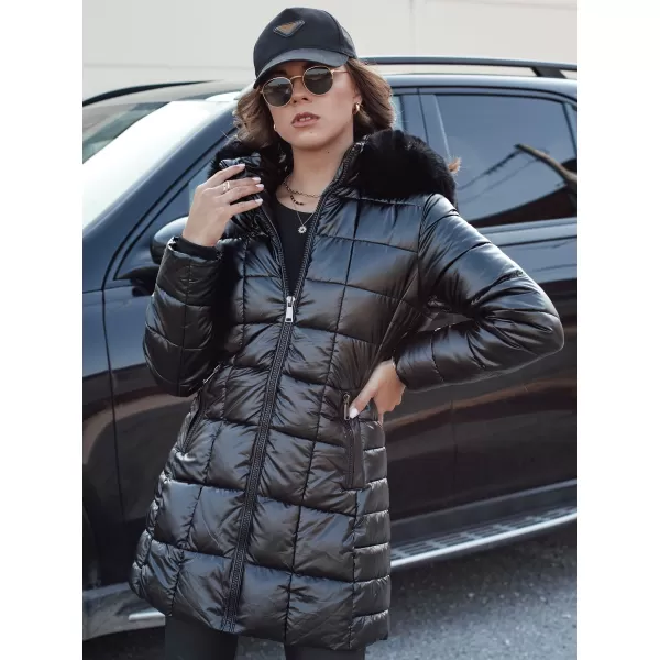  Dámský kabát DSTREET WINTERZIP ty4565 ČERNÁ 