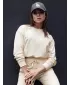 Dámská mikina DSTREET CASUALVIBE BÉŽOVÁ
