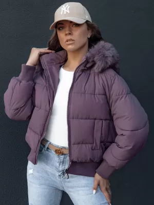 Dámská bunda DSTREET FIALOVÁ