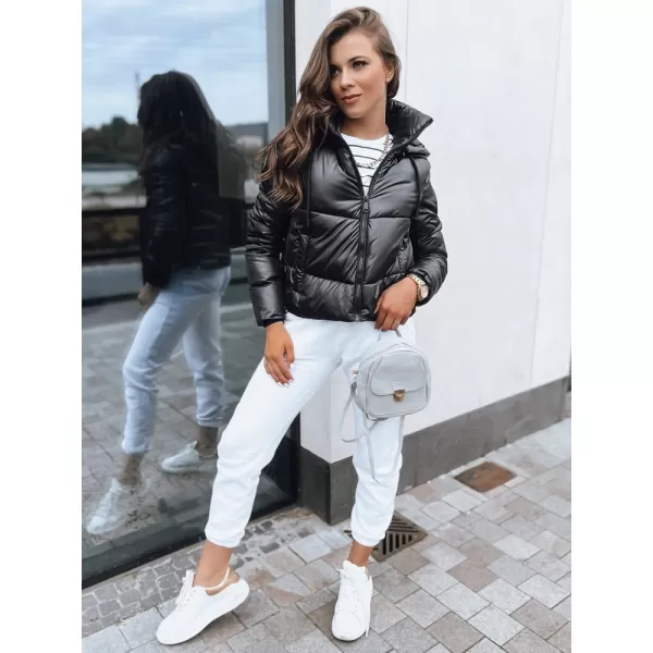  Dámská bunda DSTREET LOLAROSE TY3684 ČERNÁ 