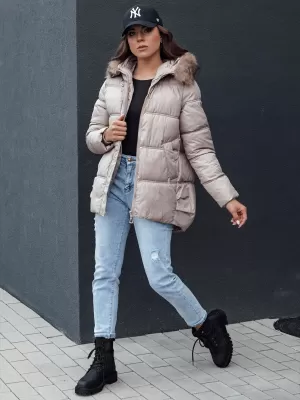 Dámská bunda DSTREET STELLAR BÉŽOVÁ