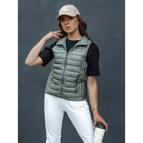  Dámská vesta DSTREET STYLISHZ TY4448 ZELENÁ 