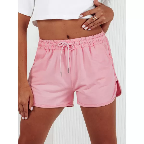  Dámské šortky DSTREET GO SPORT RŮŽOVÁ 