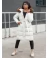 Dámský zimní kabát DSTREET STYLEBELLA BÍLÁ
