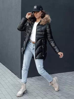 Dámská bunda DSTREET WINTERCHIC ČERNÁ
