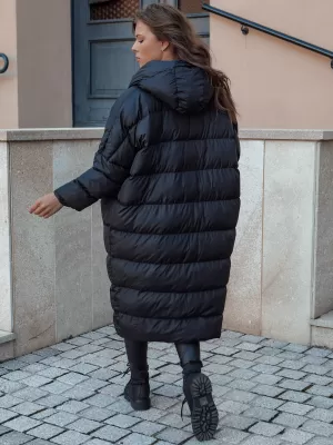 Dámský kabát DSTREET ANNIKA ČERNÁ