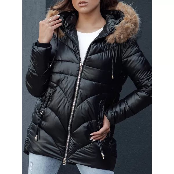  Dámská bunda DSTREET WINTERCHIC ČERNÁ 