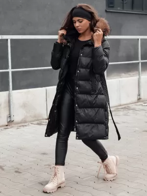 Dámský zimní kabát DSTREET STYLEBELLA ČERNÁ