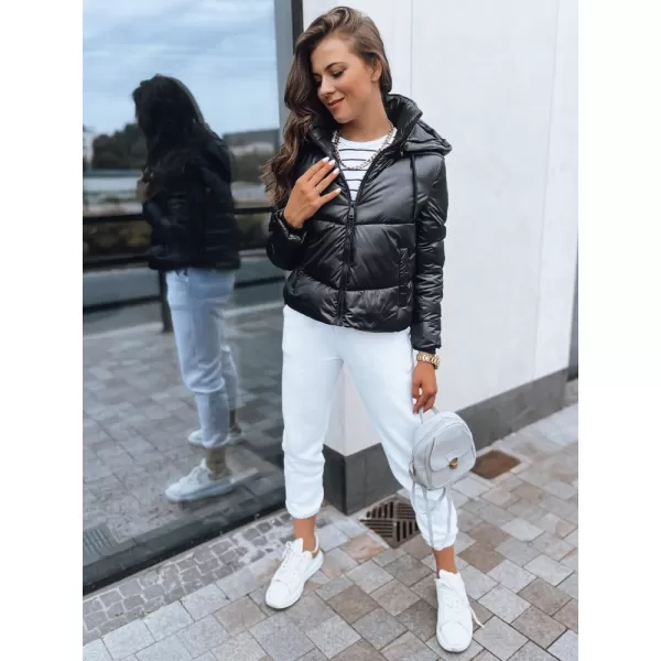  Dámská bunda DSTREET LOLAROSE TY3684 ČERNÁ 