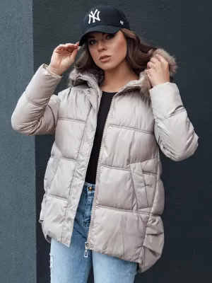 Dámská bunda DSTREET STELLAR BÉŽOVÁ
