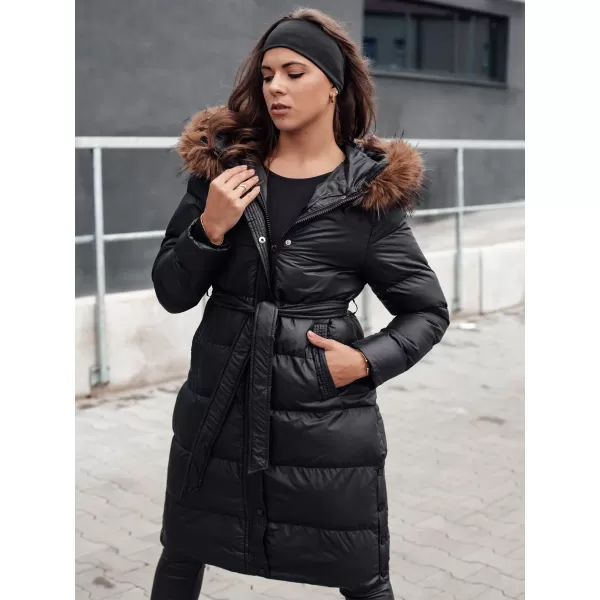  Dámský zimní kabát DSTREET STYLEBELLA ČERNÁ 