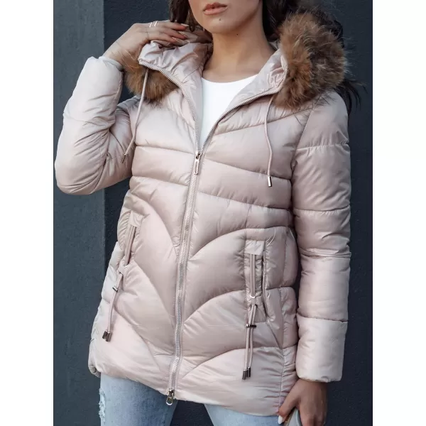  Dámská bunda DSTREET WINTERCHIC RŮŽOVÁ 