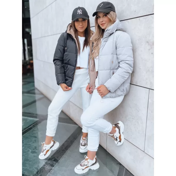  Dámská bunda DSTREET VICTORIA SNUG TY3696 TMAVĚ ŠEDÁ 