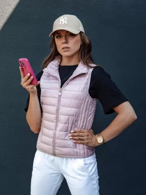Dámská vesta DSTREET STYLISHZ TY4450 RŮŽOVÁ
