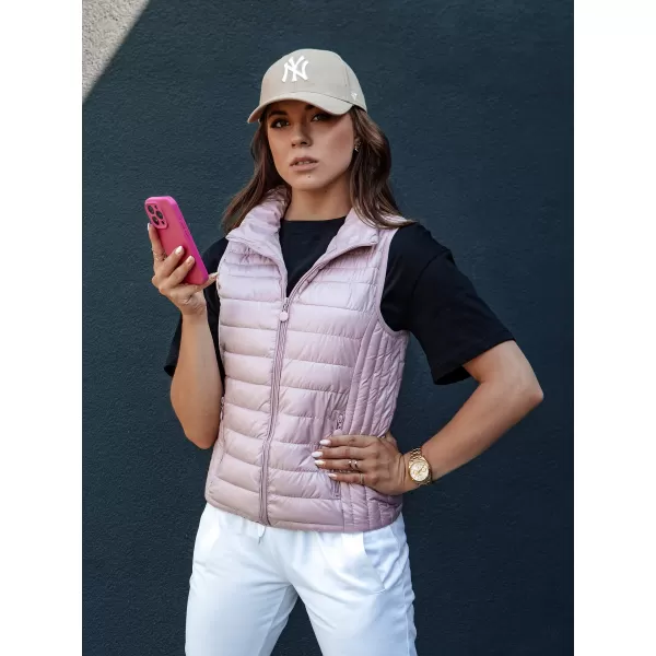  Dámská vesta DSTREET STYLISHZ TY4450 RŮŽOVÁ 