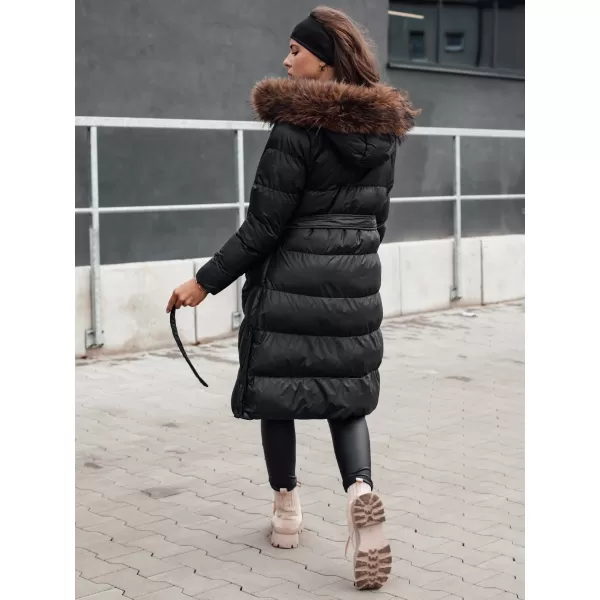  Dámský zimní kabát DSTREET STYLEBELLA ČERNÁ 