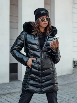 Dámská bunda DSTREET CRYSTAL ČERNÁ