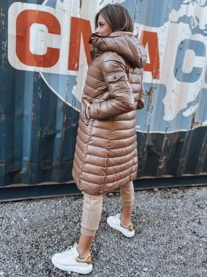 Dámský kabát DSTREET LESSI KARAMELOVÁ