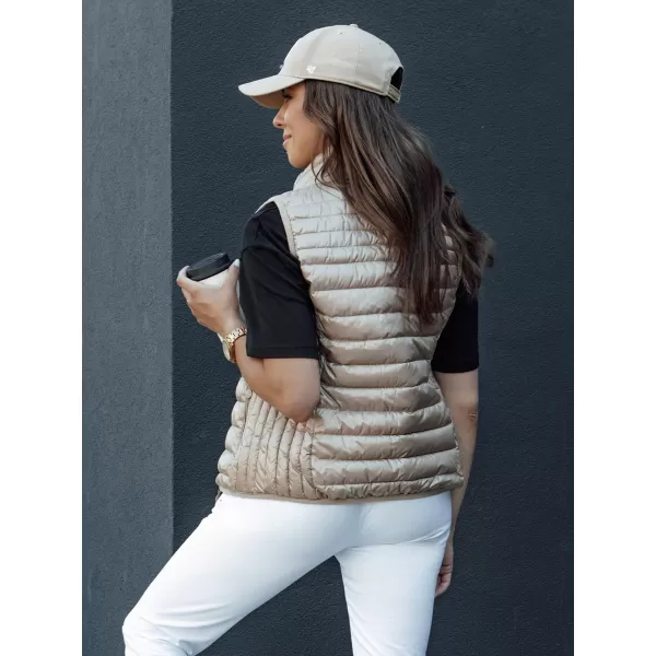  Dámská vesta DSTREET STYLISHZ TY4439 KARAMELOVÁ 