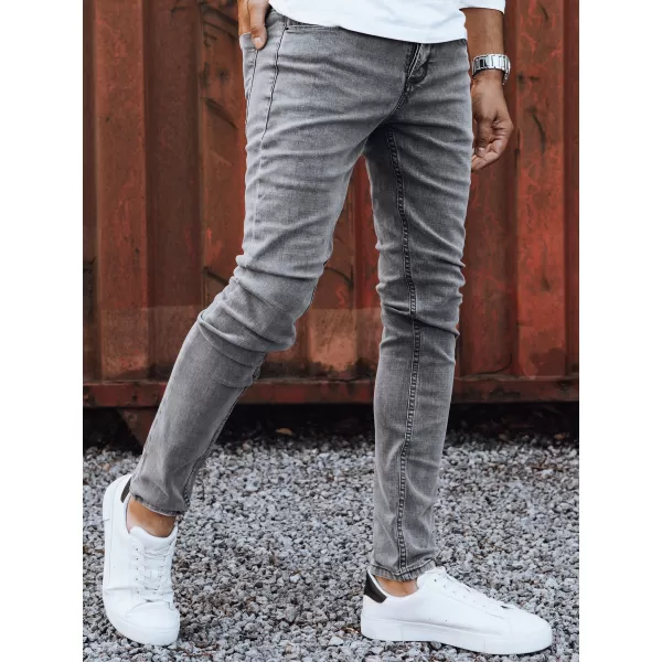  Pánské džíny DSTREET ux4233 SVĚTLE ŠEDÁ 