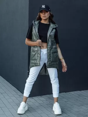 Dámská vesta DSTREET JESS TY4442 ZELENÁ