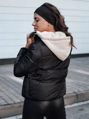 Dámská zimní bunda DSTREET NORDPUFF ty4616 ČERNÁ
