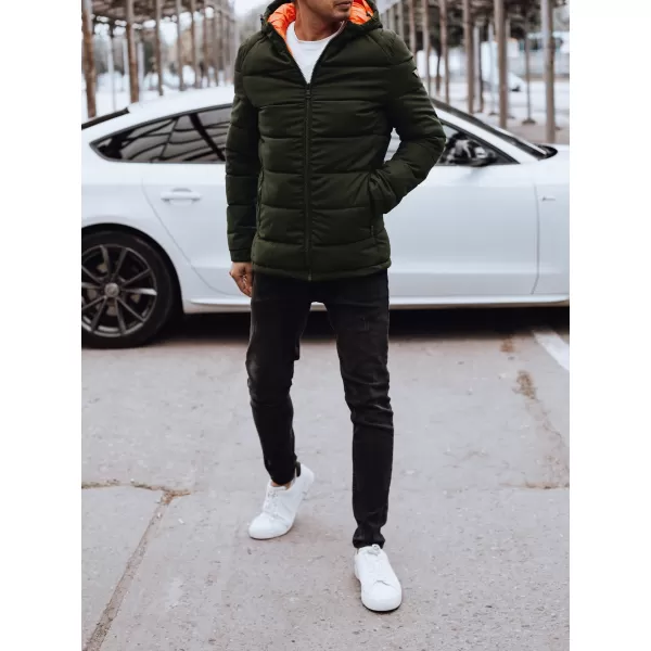  Pánská zimní bunda DSTREET tx4893 ZELENÁ 