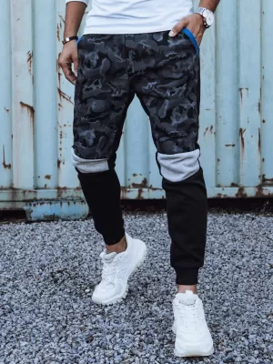 Pánské tepláky DSTREET ux4429 ČERNÁ