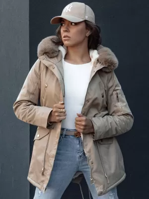 Dámská bunda DSTREET ERISS BÉŽOVÁ