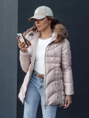 Dámská bunda DSTREET WINTERCHIC RŮŽOVÁ