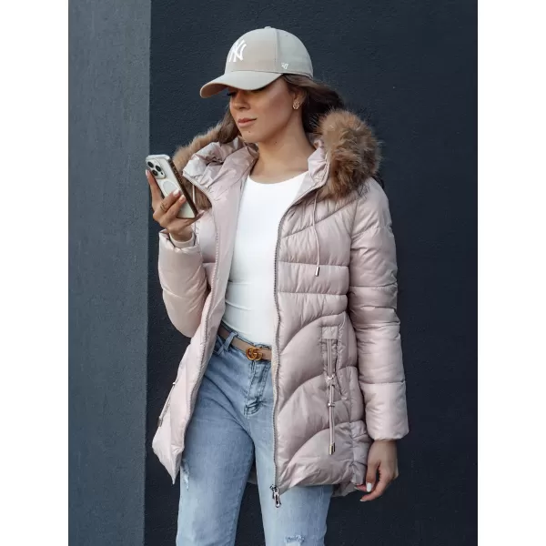  Dámská bunda DSTREET WINTERCHIC RŮŽOVÁ 