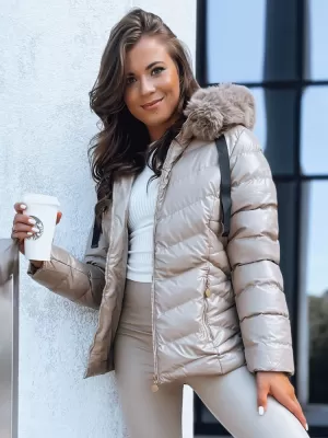 Dámská bunda DSTREET MIRIAL ty3770 BÉŽOVÁ
