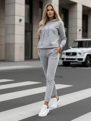 Dámská souprava DSTREET MIGEL AY1083 SVĚTLE ŠEDÁ