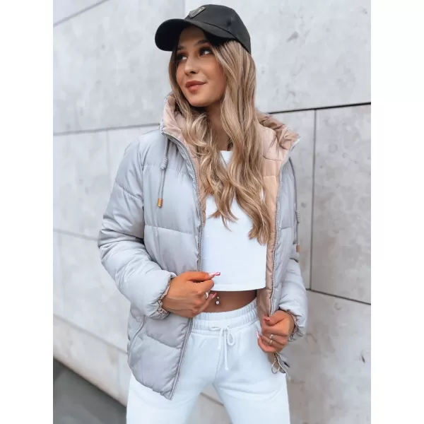  Dámská bunda DSTREET VICTORIA SNUG TY3696 TMAVĚ ŠEDÁ 