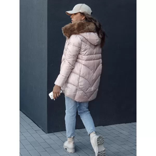  Dámská bunda DSTREET WINTERCHIC RŮŽOVÁ 